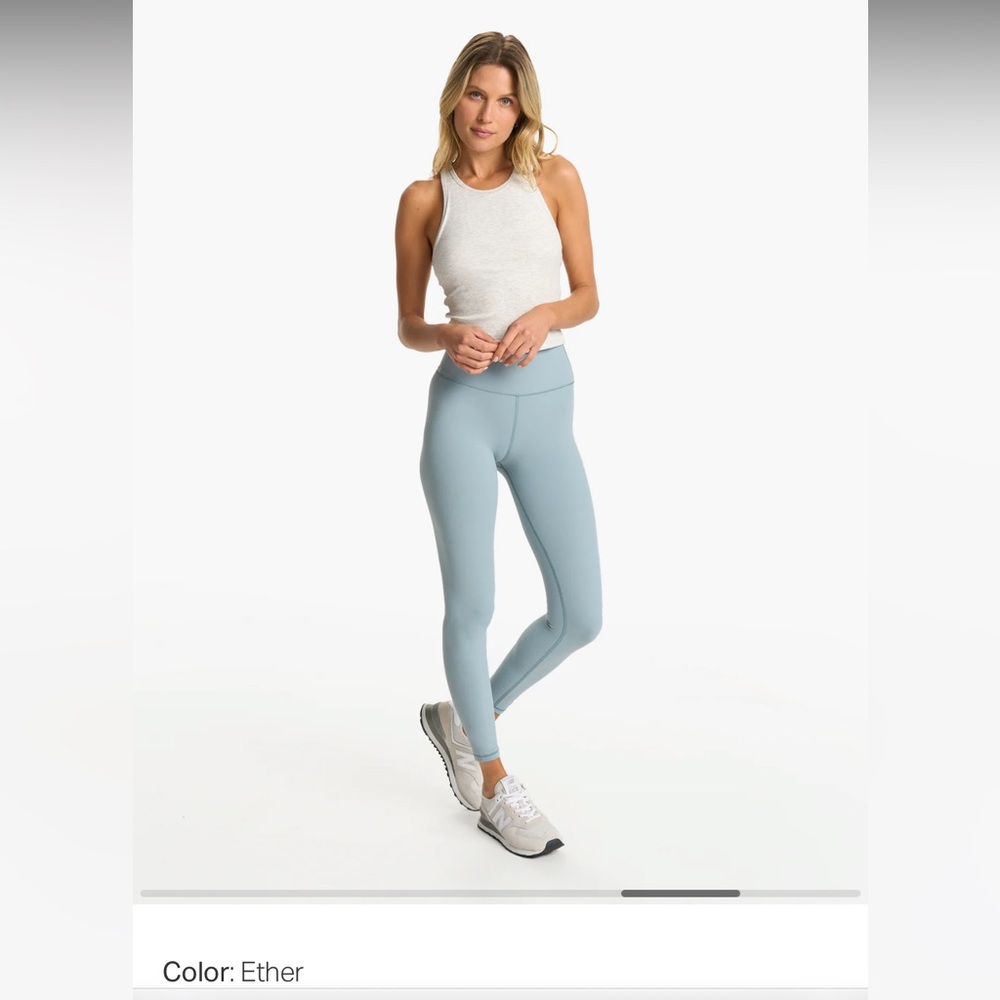 Vuori Blue High-Rise Leggings
